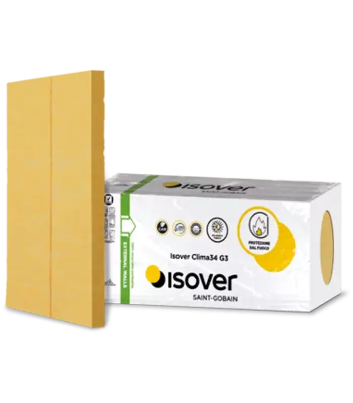 Фасадна стъклена вата Isover Clima 34